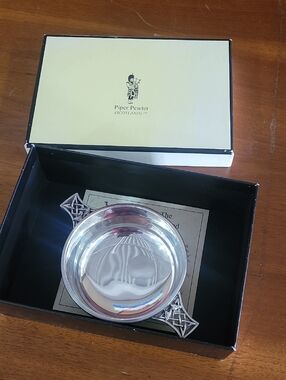 Piper Pewter Scottish Quaich Bowl In Box